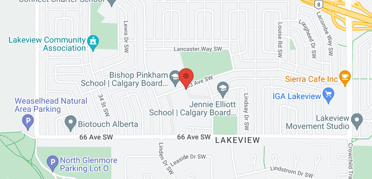 map of 609 3131 63 Avenue SW
